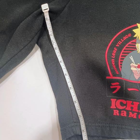 Ichiraku Ramen Shop Black Athletic Shorts - Picture 6 of 8